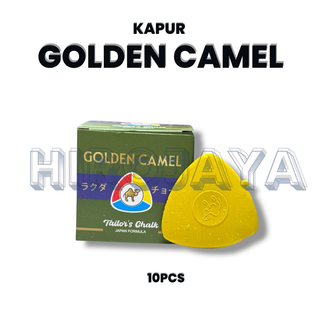 Kapur Jahit Golden Camel Per Box – Campur Warna Isi 10 Pcs