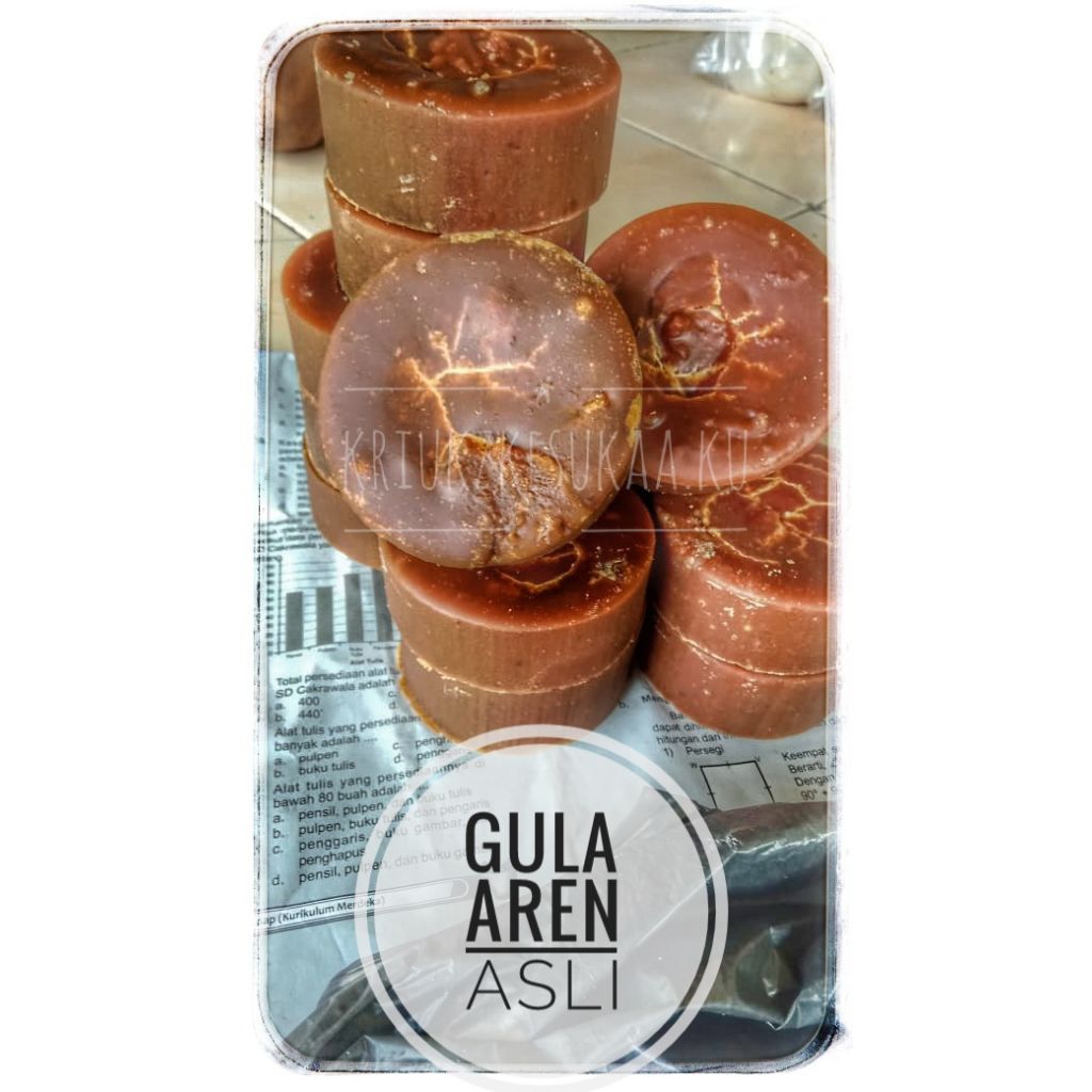 

PROMO GULA Aren ASLI 500gram [ Tanpa Campuran ] kemasan plastik