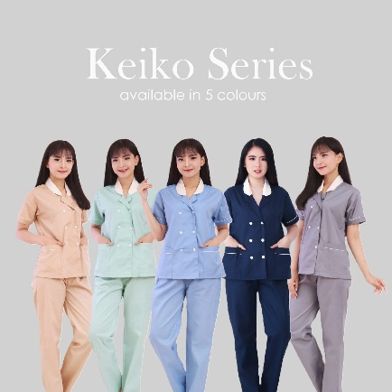 [Renne] Baju Suster Keiko Short Sleeve / Seragam Baby Sitter / Nanny Uniform / Seragam Suster