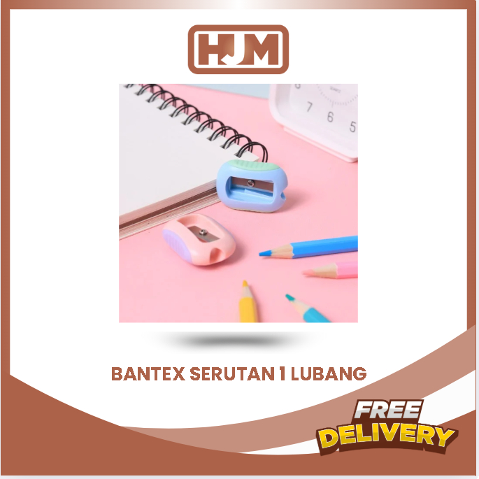 

BANTEX SHARPENER SINGEL HOLE / SERUTAN PENSIL 1 LUBANG BE1007