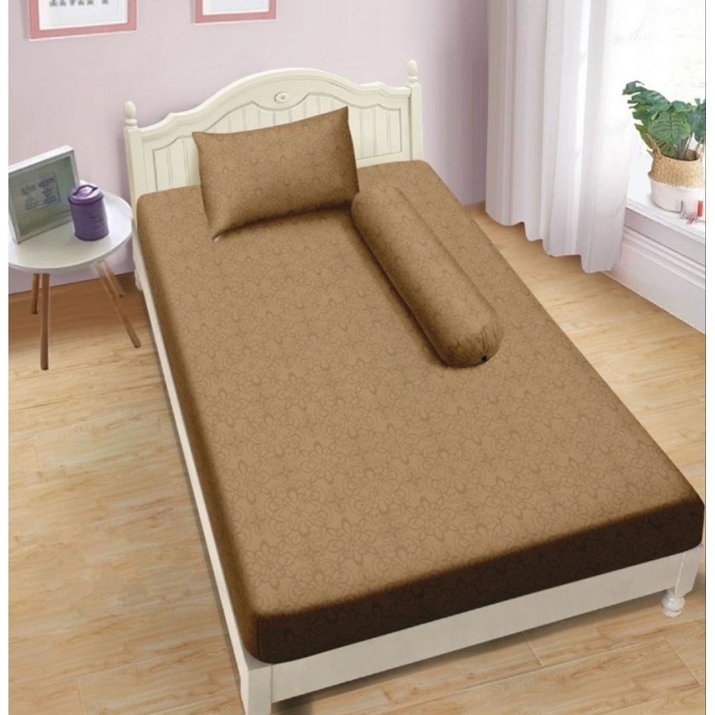 SPREI ALOHA (INTERNAL GROUP) POLOS EMBOSS SINGLE 100X200 T20 - MOCCA