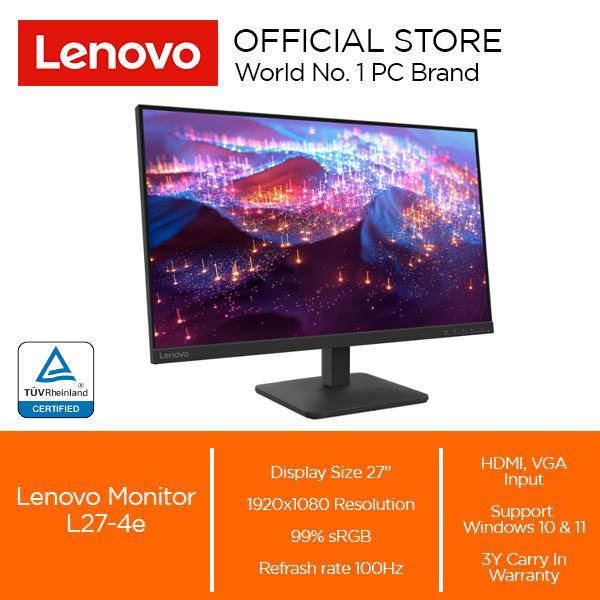 Lenovo Monitor L27-4e 27" IPS 100Hz 99% sRGB