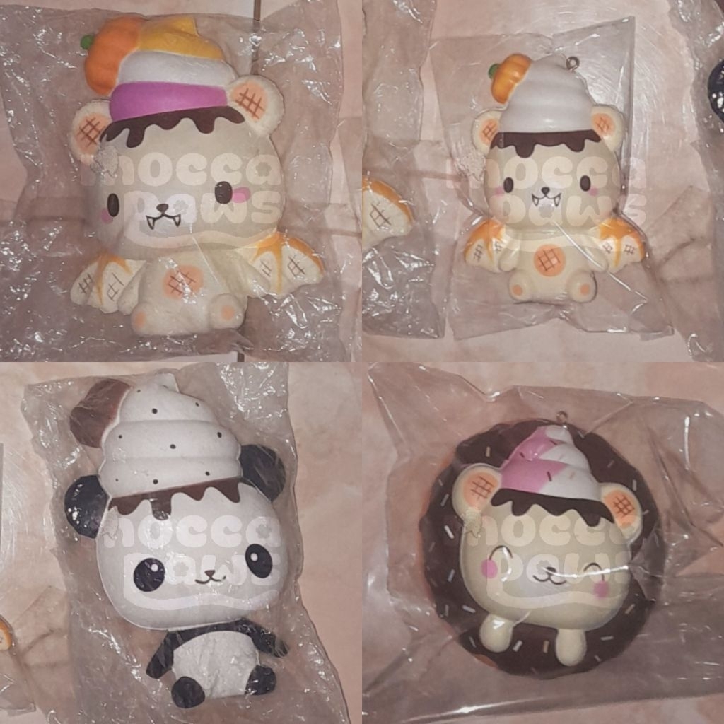 SALE SQUISHY MURAH YUMMIIBEAR VAMPIRE HALLOWEEN PANDA DONUT