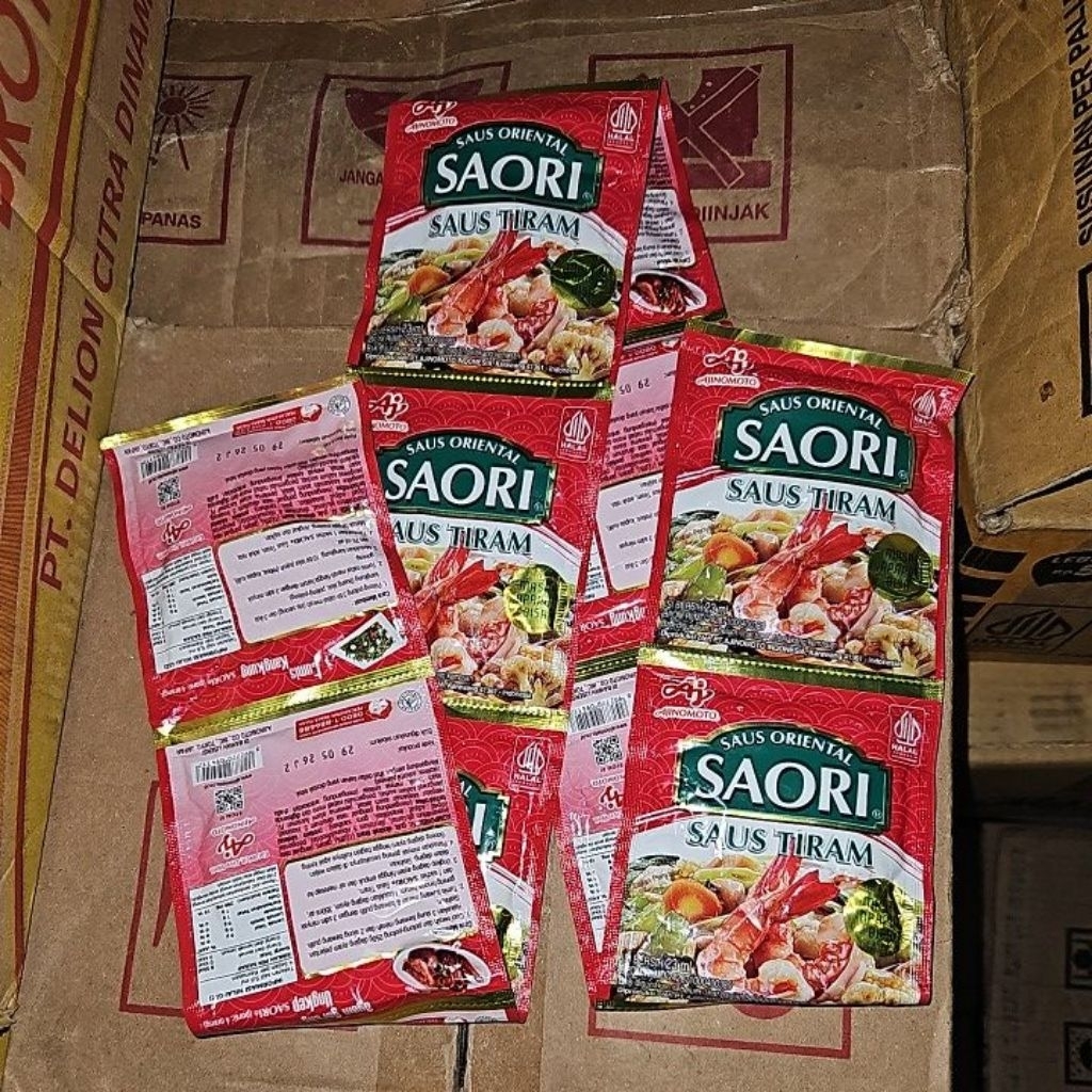 

SAORI SAUS TIRAM Saus Oriental 1 Gantung 230ml (10 Saset x 23ml)