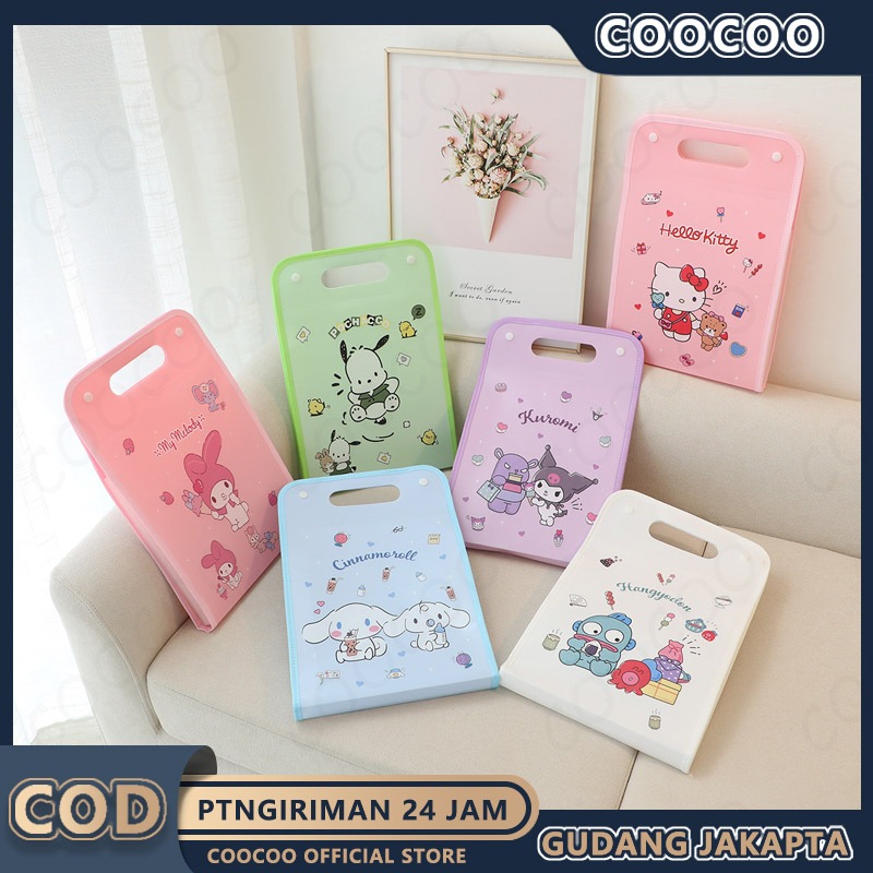 

Document Keeper Sanrio Folder Document Holder Map File Kuromi Melody Organizer Tempat Penyimpanan Dokumen