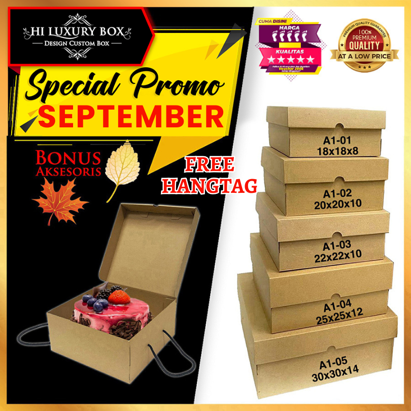 

Kotak Kue|Cake|Kado|Hampers|Murah|Serbaguna|Dus|Box|Packaging|