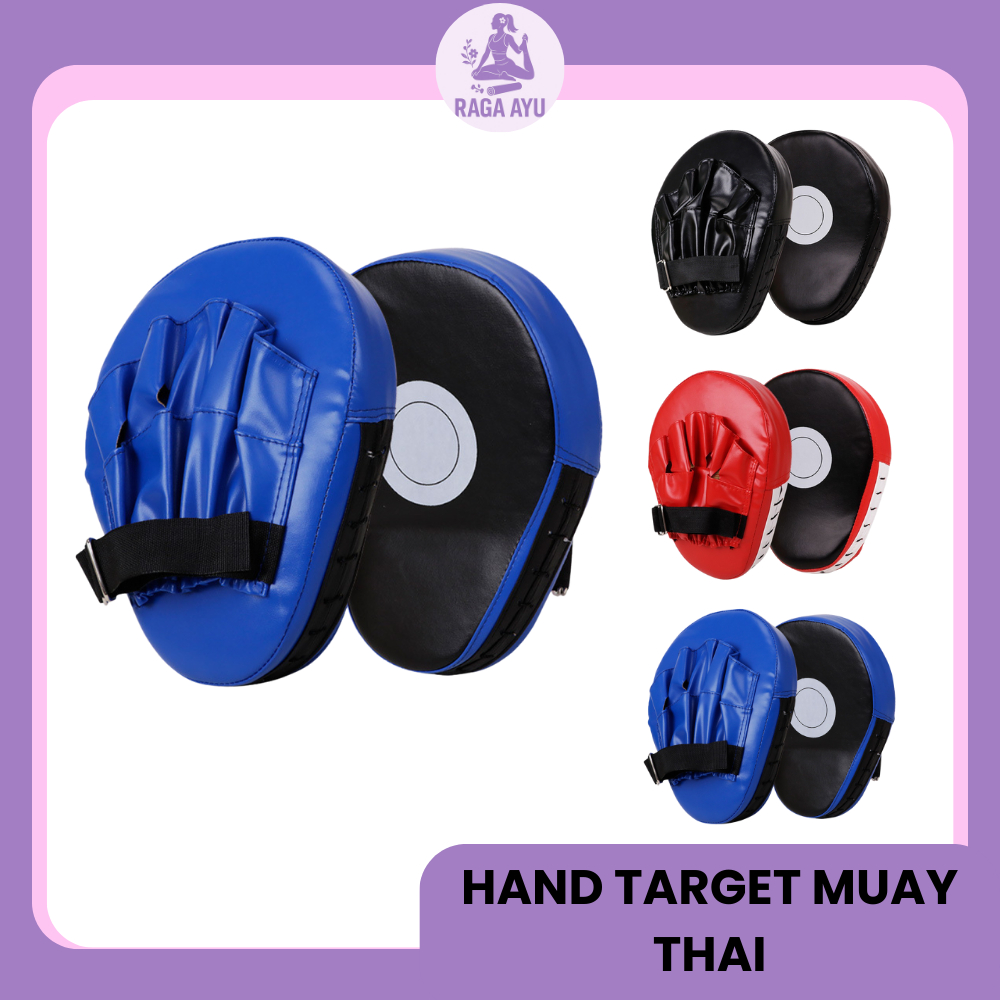 RA - Muay Thai Tinju Melengkung Target Tangan Sanda Latihan Boxing Pad / Boxing Pad / Punching Pad