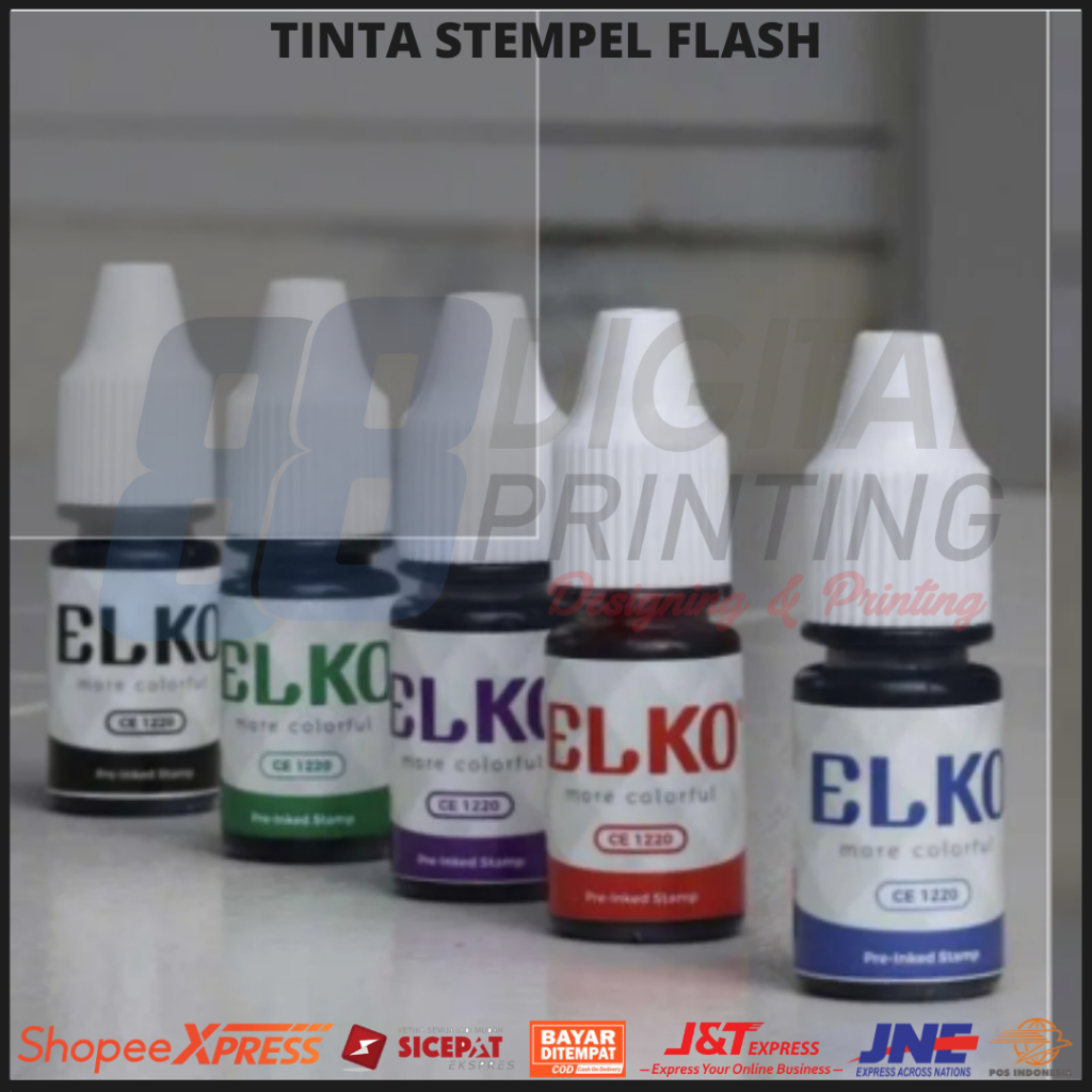 

Tinta Stempel 5ml / 10ml / Tinta Stempel Flash / Tinta Stempel Warna