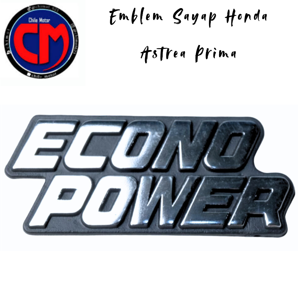 Emblem Sayap Honda  Astrea Prima Econo Power