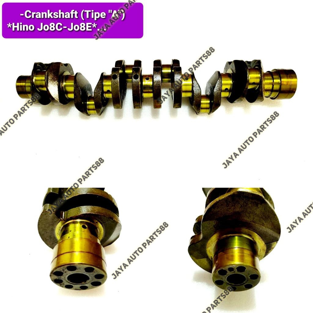 CRANKSHAFT KRUK AS KER AS KRUK HINO LOHAN JO8C JO8E