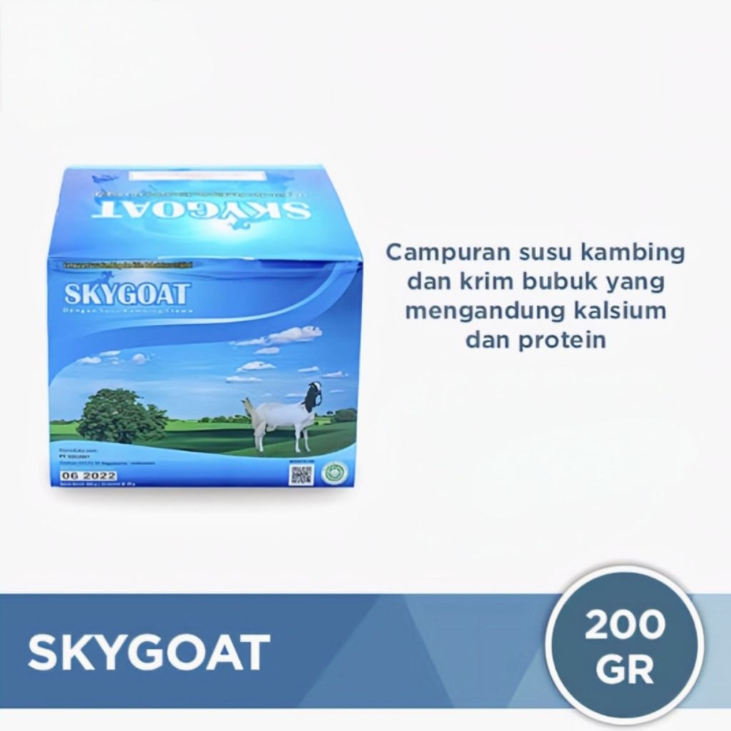 

Susu Etawa Skygoat - Susu Kambing Bubuk 200 gr ( 10 Pcs x 20 gr )