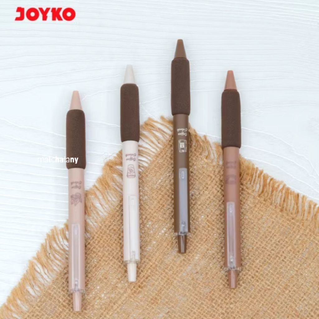 

matchalany•Joyko GD-143 Pulpen Gel 0.5 mm Coffe o'clock