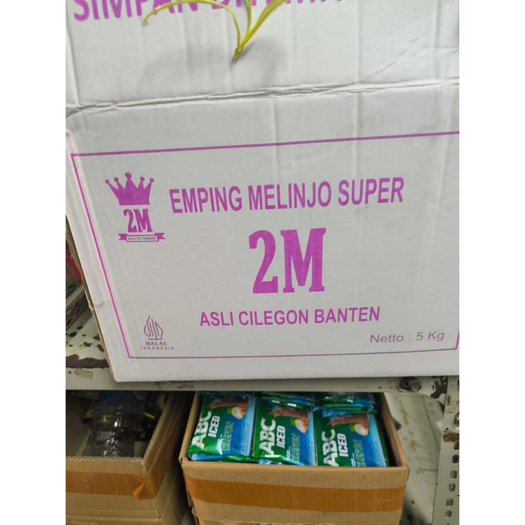 

1 DUS Emping Melinjo Super 2M Asli Cilegon Banten 5 Kg