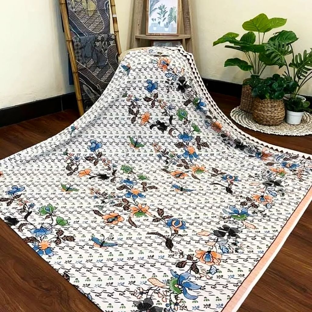Kain Batik Katun Premium Motif Bunga