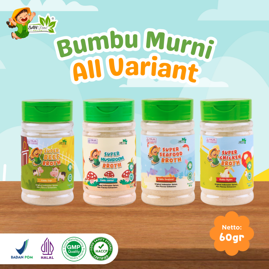 

SANFOOD BRILIAN Bumbu Murni All Variant - 60gr