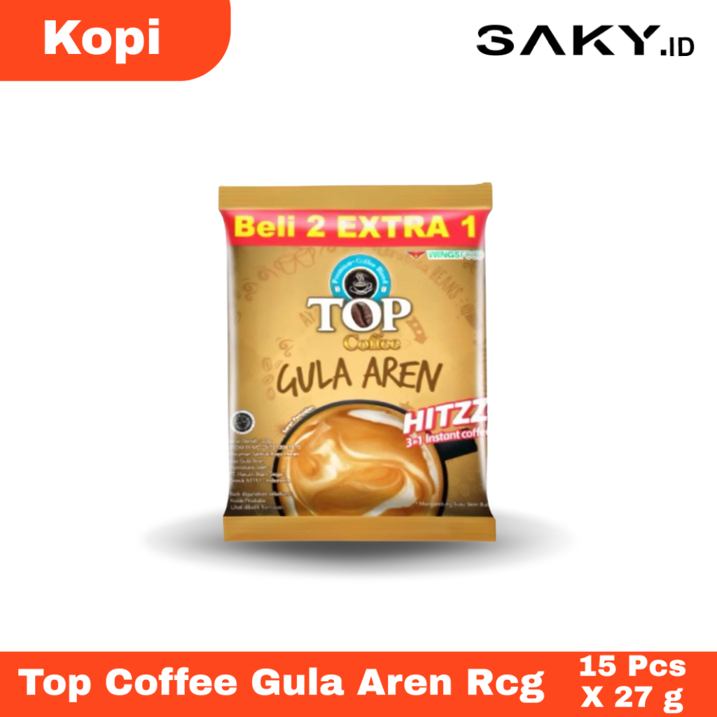 

TOP Kopi Gula Aren 1 Rcg 15 Sachet - Authentic Indonesian Sweet Coffee Blend