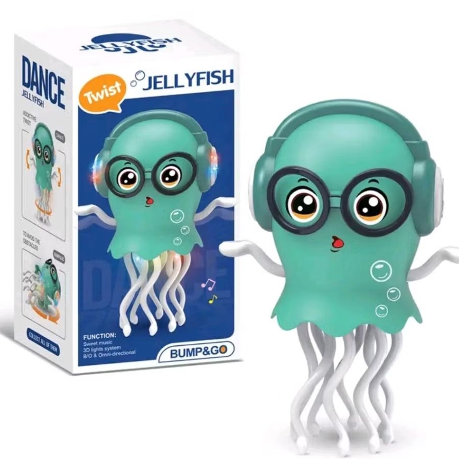 Mainan cumi cumi Gurita goyang jelly fish dance