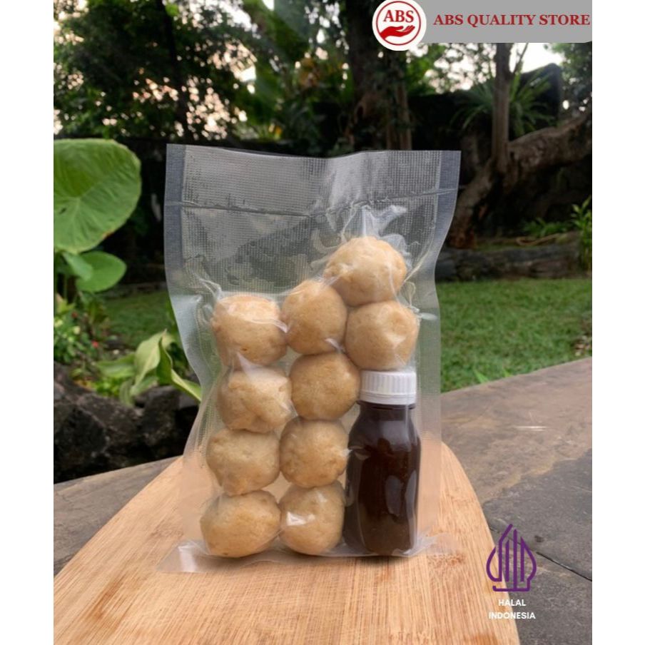 

Pempek Adaan isi 10pcs Murah Ikan Tenggiri asli - free cuko 60ml