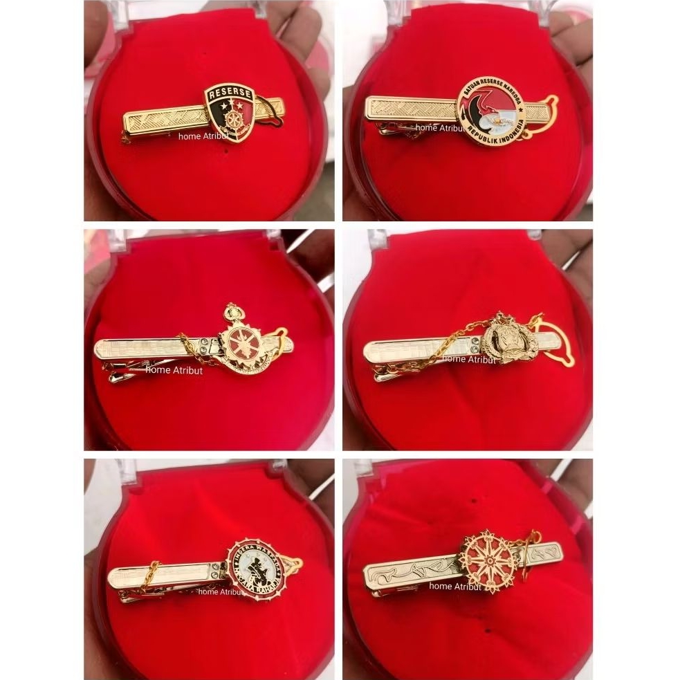 jual penjepit Dasi polri  lengkap reserse Reskrim tribrata Intel Kresna Cakra Intel paminal premium