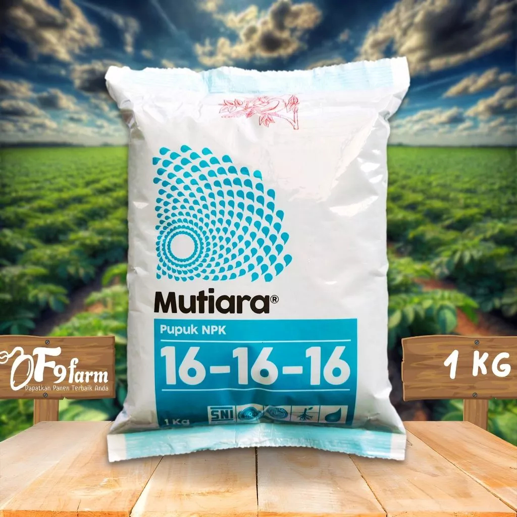 NPK Mutiara 16-16-16 1 KG | PUPUK TANAMAN | PUPUK MEROKE | PUPUK 161616 | pupuk buah pupuk daun