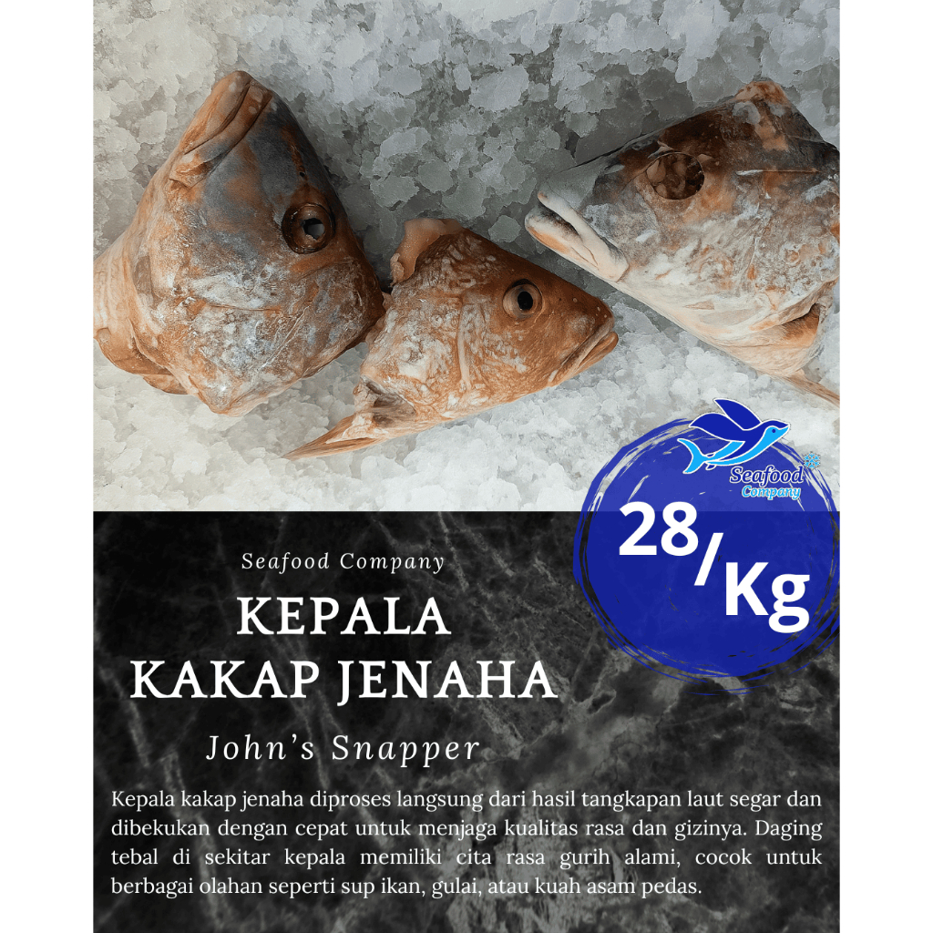 

Kepala Kakap Jenaha Frozen