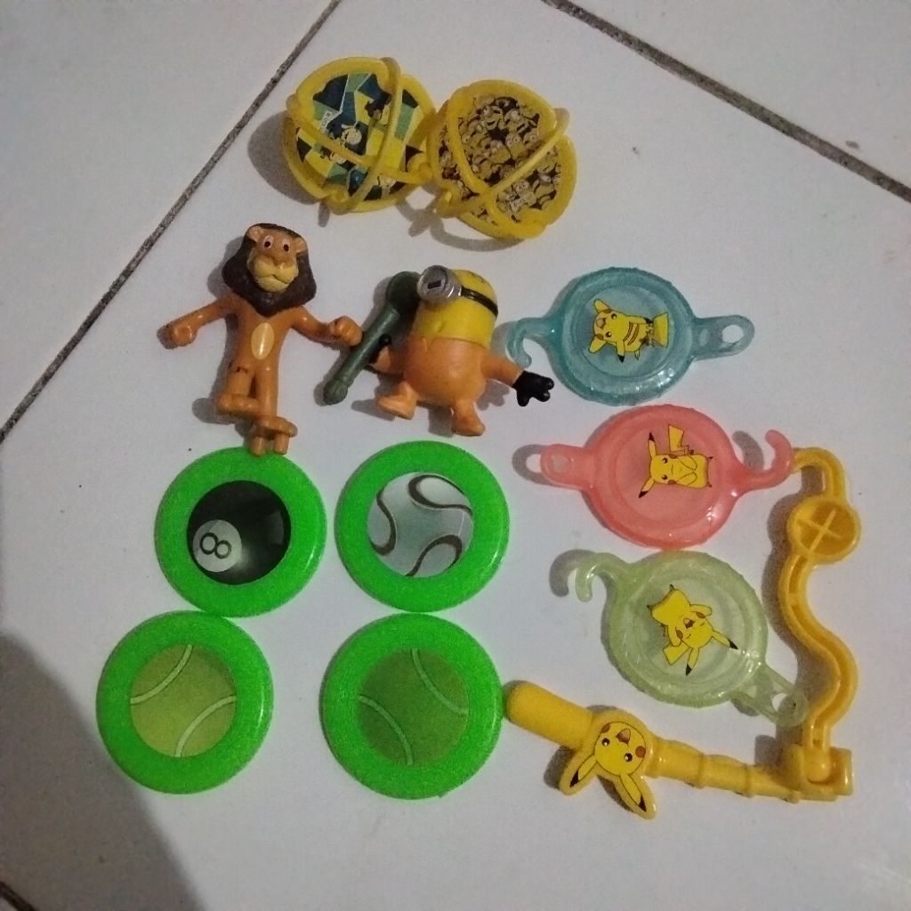 preloved mainan mcd ori take all