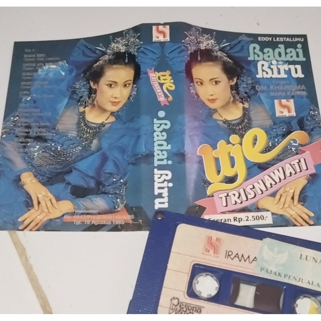 Kaset pita ITJE TRISNAWATI - BADAI BIRU