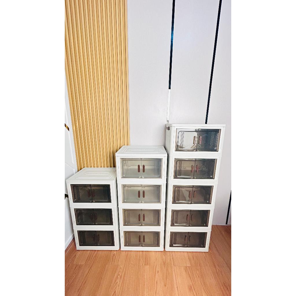 Lemari Lipat Plastik Susun/Wardrobe Storage/Lemari Plastik Baju/Lemari Pakaian /3 SUSUN /4 SUSUN /5 