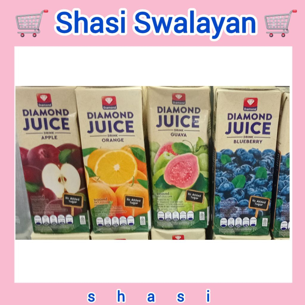 

DIAMOND Juice Drink 200 Ml - Minuman Jus