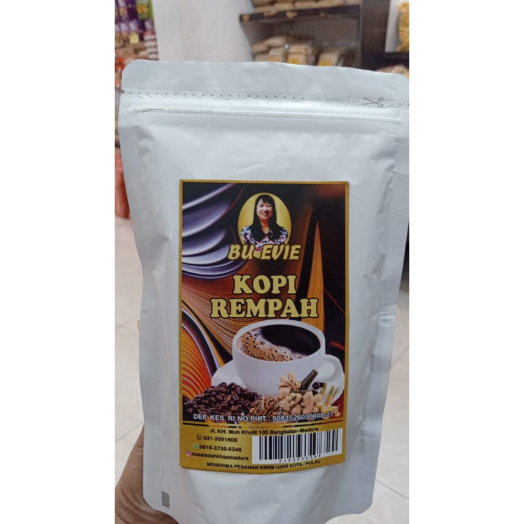 

Kopi Rempah Bu Evie 150gr