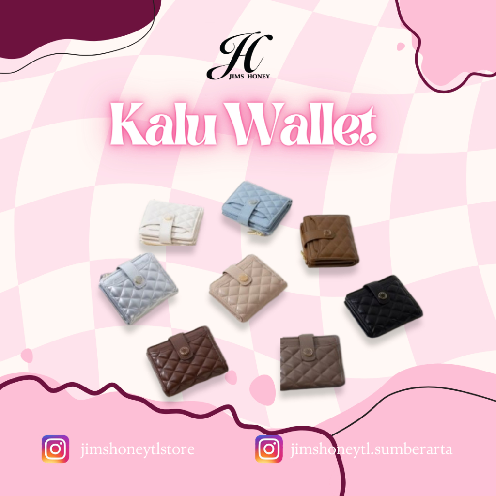 Kalu Wallet Jims Honey || Dompet Wanita - Dompet || Jims Honey Dompet Lipat