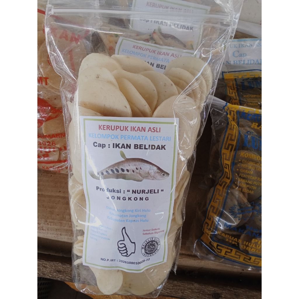 

KERUPUK IKAN BELIDAK ASLI GURIH