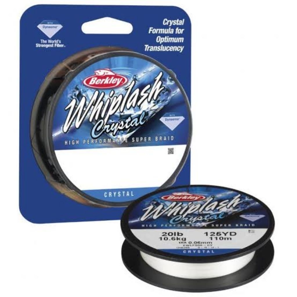 Senar PE Berkley WHIPLASH Crystal 125YD / 110m Braided