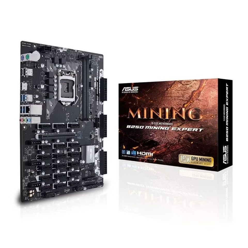 Asus B250 MINING EXPERT Motherboard Penambangan LGA 1151 Intel B250 DDR4 Second