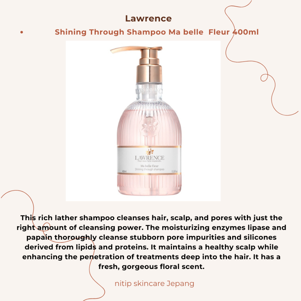 PO jepang -- Lawrence shampoo, treatment, hair oil, hair cologne original