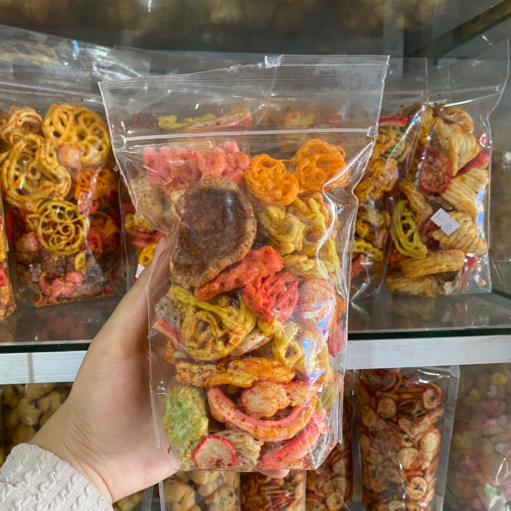 

SEBLAK MIX VIRAL 100gr | Makanan Ringan Kerupuk Viral