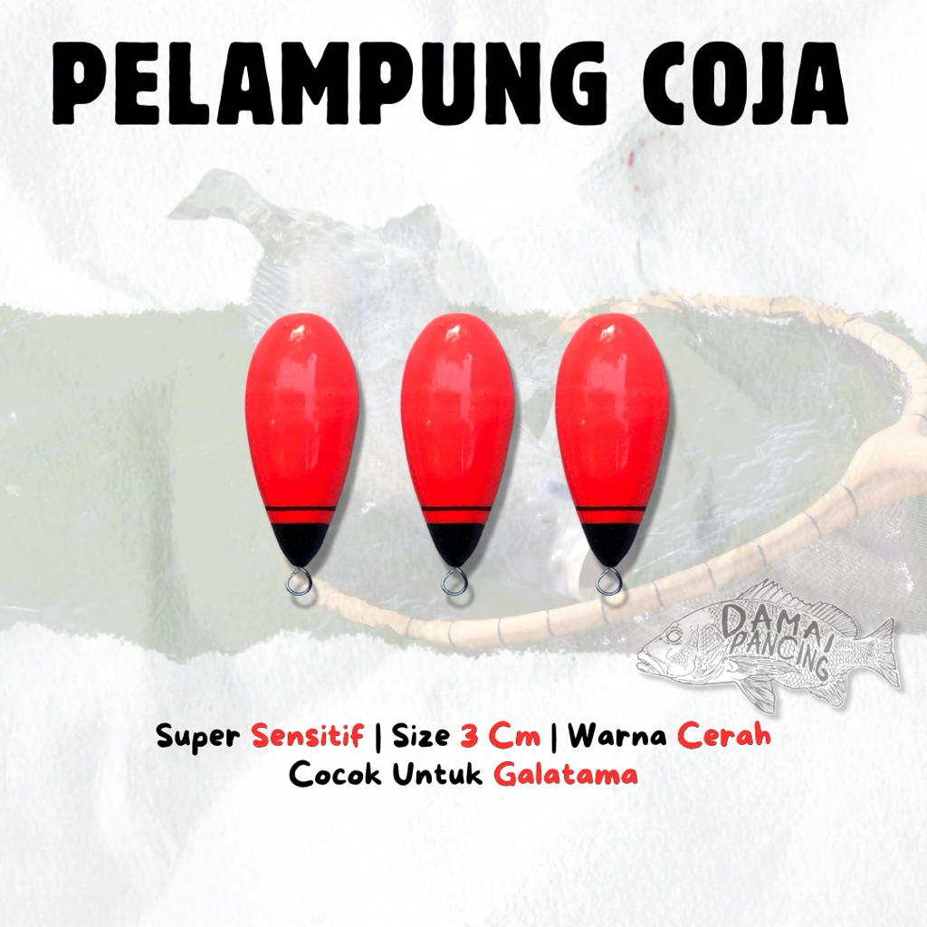 Pelampung Pancing Kayu Bulat Kecil Super Sensitif Ikan Mas Tombro Patin Nila Bawal Gurami Lele Coja