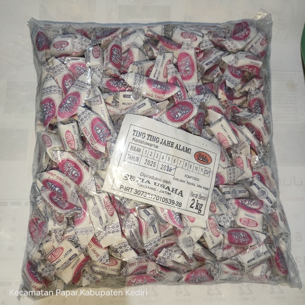 

Permen Jahe Ting Ting Jahe alami