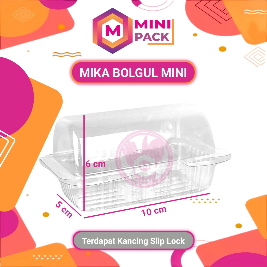 Mika Bolgul Mini Bolu Gulung Kue Bronis Brownies Mochi Moci Donat Donut Mini MINIPACK