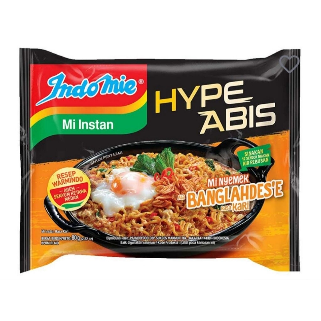 

Indomie Bangladesh Nyemek 80gram New Mie Instan
