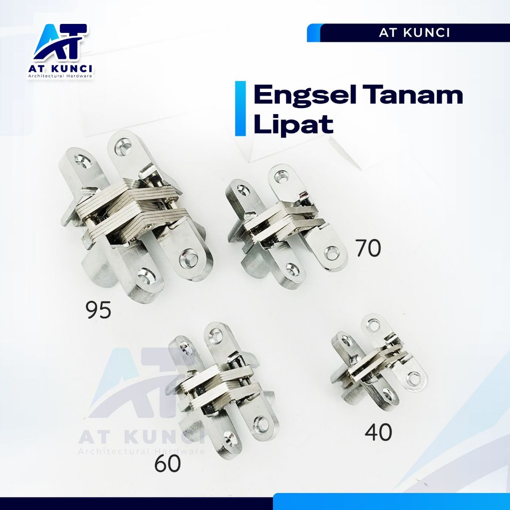 Engsel Tanam Lipat Kayu - Engsel Deer Tanam Pintu Kayu