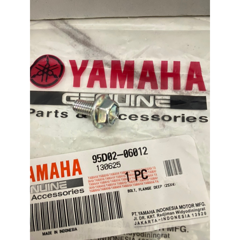 Bolt Flange Baut Lampu Depan Vixion NVA / NVL Aerox 155 Nmax New/Old Original 95802-06012/95D02-0601