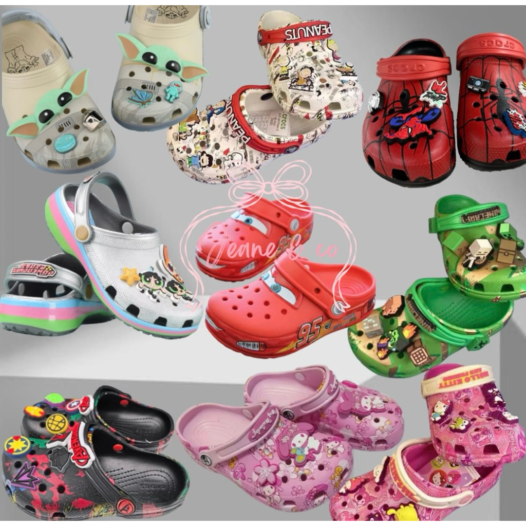 Crocs Anak Karakter | Sendal Anak Crocs | Sendal Bapau ORIGINAL CROCS