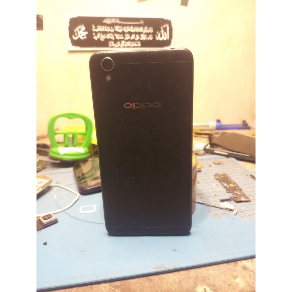 oppo a37 normal lcd tompel hitam