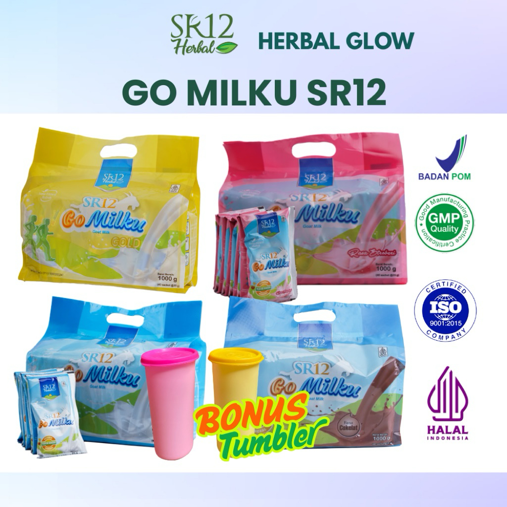 

SR12 Sachet Gomilku Gold 25gr 1 Renteng 10pcs Go Milku Saset Susu Kambing Jahe Bawang Putih Renceng