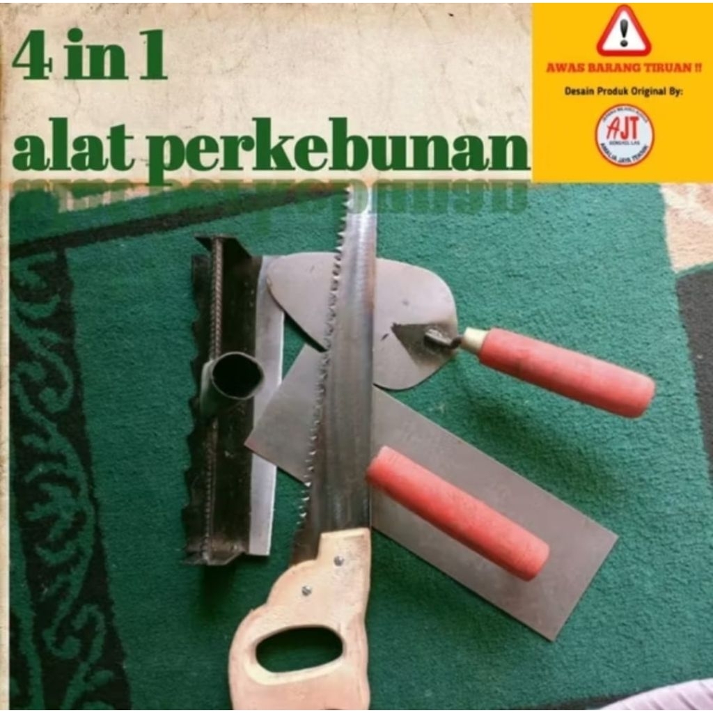 Paket Hemat alat tukang alat pertukangan 4 jadi 1