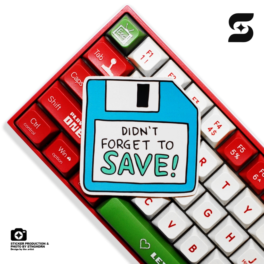 

STICKER DIDN'T FORGET TO SAVE! DESIGN