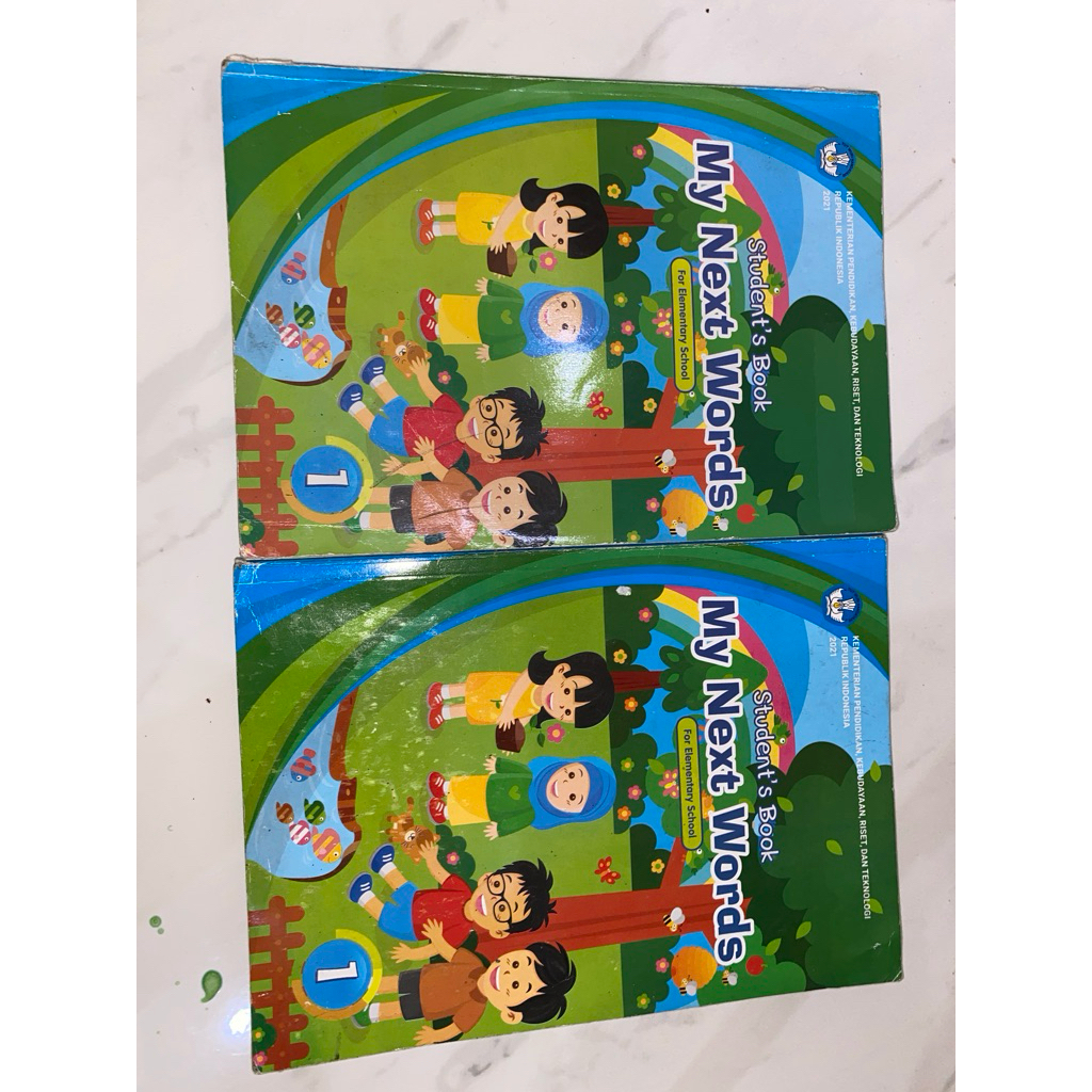 Buku paket bahasa inggris kelas 1 (BEKAS) kurikulum merdeka