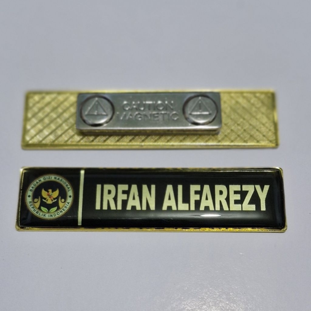 

Papan nama logo BGN - Name tag Badan gizi nasional premium