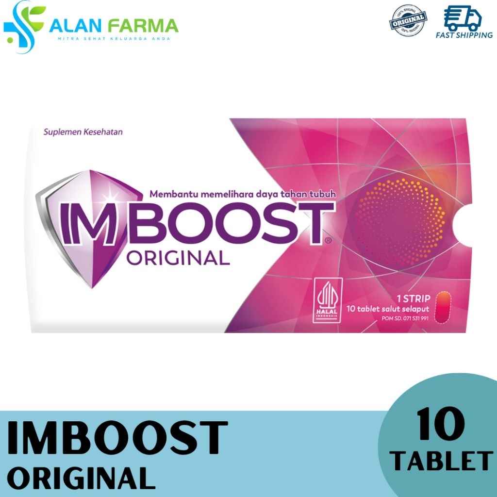 Imboost Tablet Strip isi 10 Tablet | Imboost Original Tablet